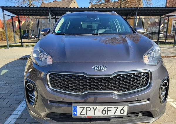 Kia Sportage cena 74500 przebieg: 138000, rok produkcji 2017 z Lipiany małe 46